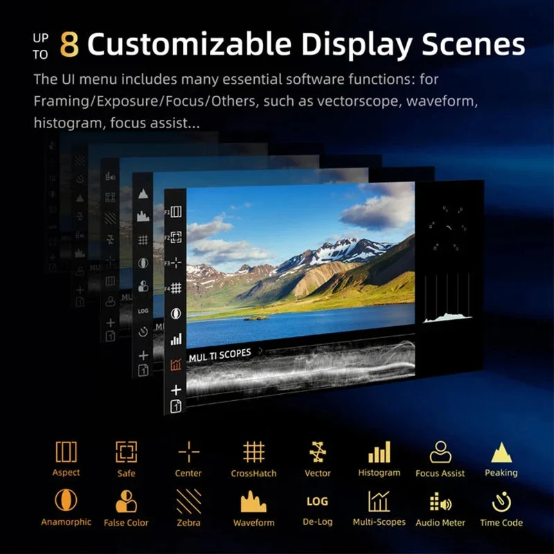OSEE Mega 15S 15inch 1500 Nits Higher Bright Pro HDMI 3G-SDI HDR Field Production Monitor Camera Assist Monitor