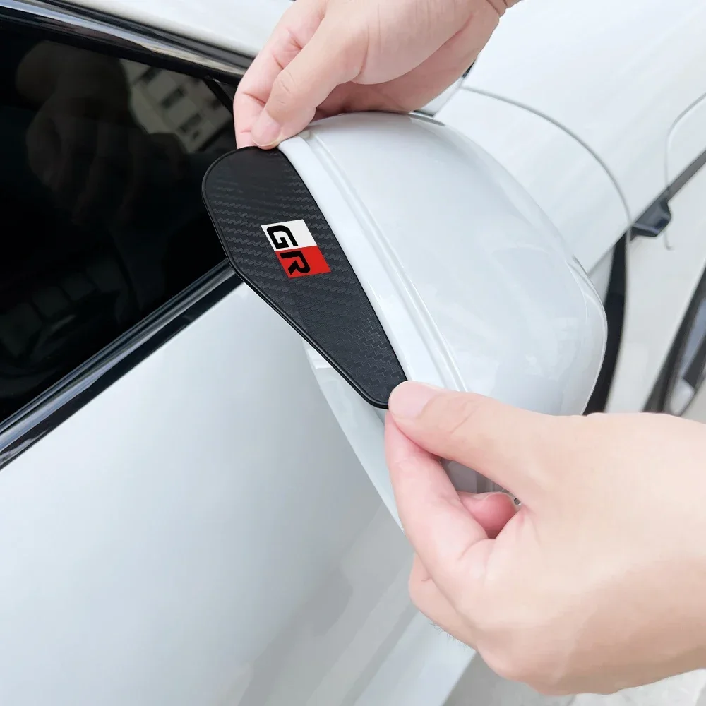 Car Rain Eyebrow Auto Accessories For TOYOTA GR Yaris Sport Gazoo Racing Corolla Supra 86 Hilux C-HR Cross Prius Harrier Prado