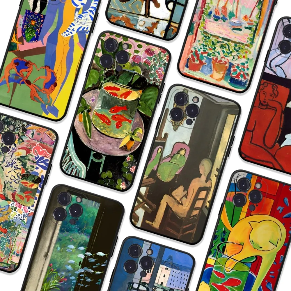 

Henri Matisse Art Painting Phone Case For iPhone 6 7 8 Plus 11 12 13 14 Pro SE 2020 MAX Mini X XS XR Back Funda Cover