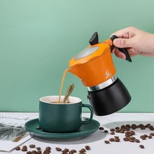 Moka Latte – cafetière de Camping en plein air, expresso italien, percolateur, casserole, poêle, en aluminium, 300ML