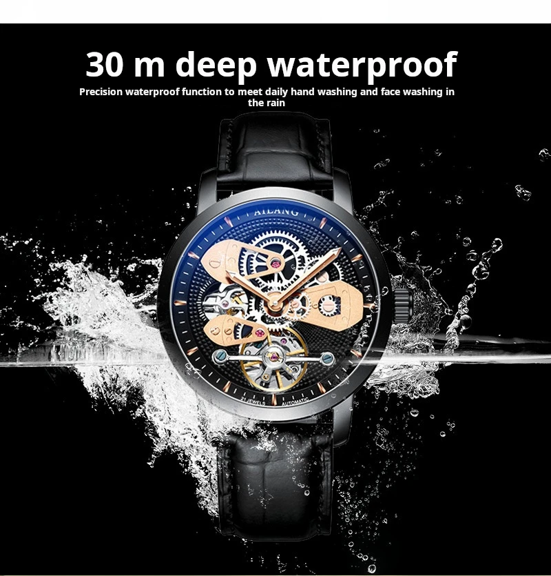 Orologio da polso di lusso AILANG, orologio da polso da uomo in acciaio inossidabile impermeabile con tourbillon, automatico, meccanico, Relojes Hombre_voghion.com