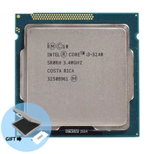Original intel i3 3240 processador duplo-núcleo 3.4ghz lga 1155 tdp 55w 3mb cache i3-3240