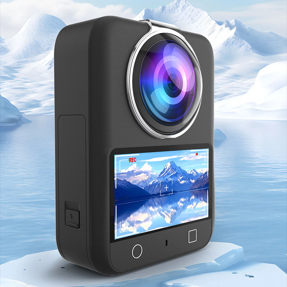 For DJI Osmo 360 Action Camera Lens Guard Anti-Collision Camera PC Lens Guard Seamless Plastic Lens Cover Lens Protect Sleeve