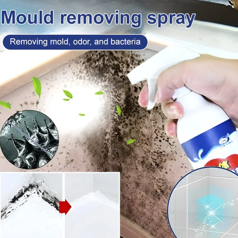 Wall Mildew Remover Mildew Stain Remover Spray Active Mildew Mould Removal Foam Spray Long-lasting Effect Wall Mold Remover