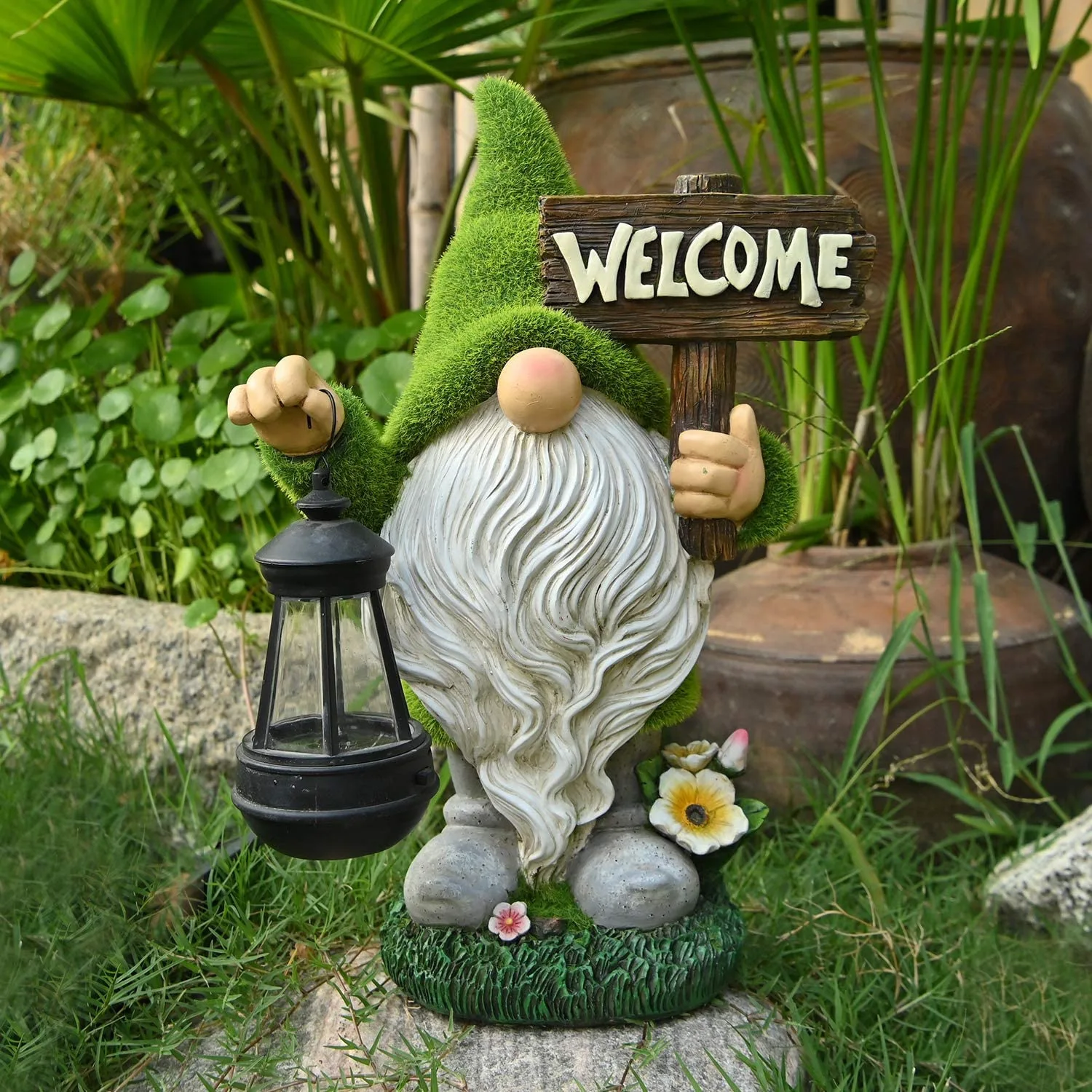 Solar Garden Ornaments: The Ultimate Guide to Choosing and Using Elf Resin  Statues with Built-In Solar Lights, image size:1500x1500