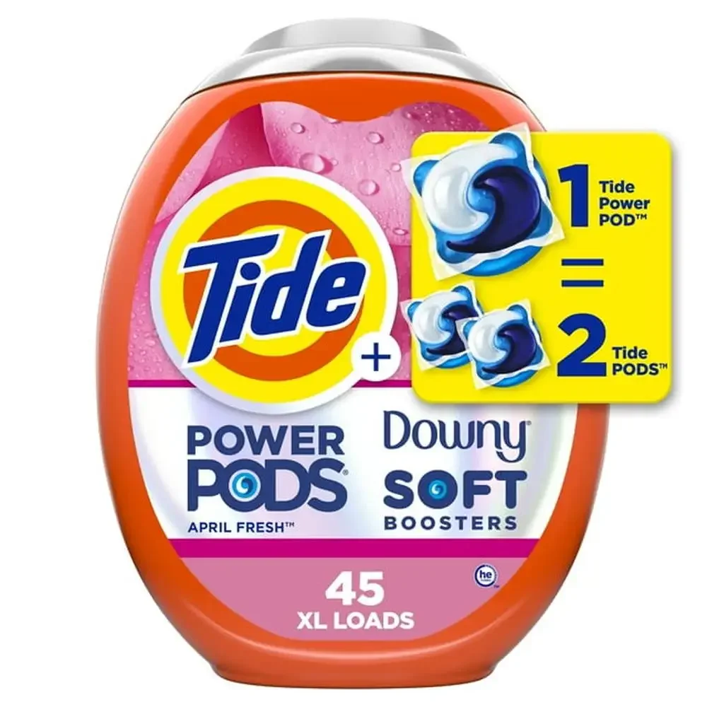 Tide Power PODS with Downy Soft Boosters 45 Counts