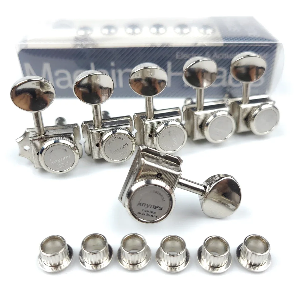 Description Picture 3 of itemKAYNES Vintage Nickel Silver Lock String Tuners Electric Guitar Machine Heads Tuners For ST TL Guitar Locking Tuning Pegs