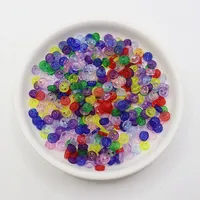 100pcs 5mm Mini Transparent Doll Buttons For Dolls & Soft Toys Clothes - Clear Colour Dollhouse DIY Crafts 1