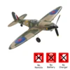 EPP 400mm Zero P51D Mustang /BF109 P40 4-Ch 2.4G 6-Axis PNP Airplane With Xpilot Stabilizer RC Plane 4