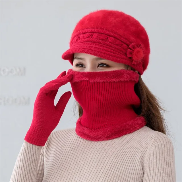 Fashion Designer Hats Gloves Scarf Set High Quality Fleece Pure Cotton -  China Women Hats and Women Cap price