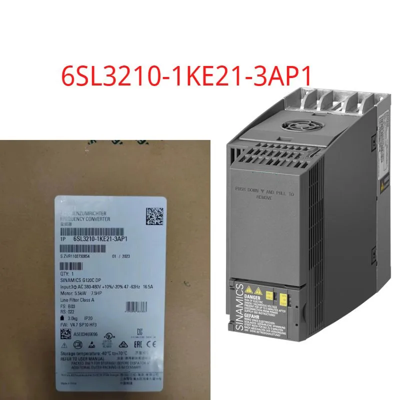

6SL3210-1KE21-3AP1 Brand new SINAMICS G120C RATED POWER 5,5KW 6SL3210 1KE21 3AP1