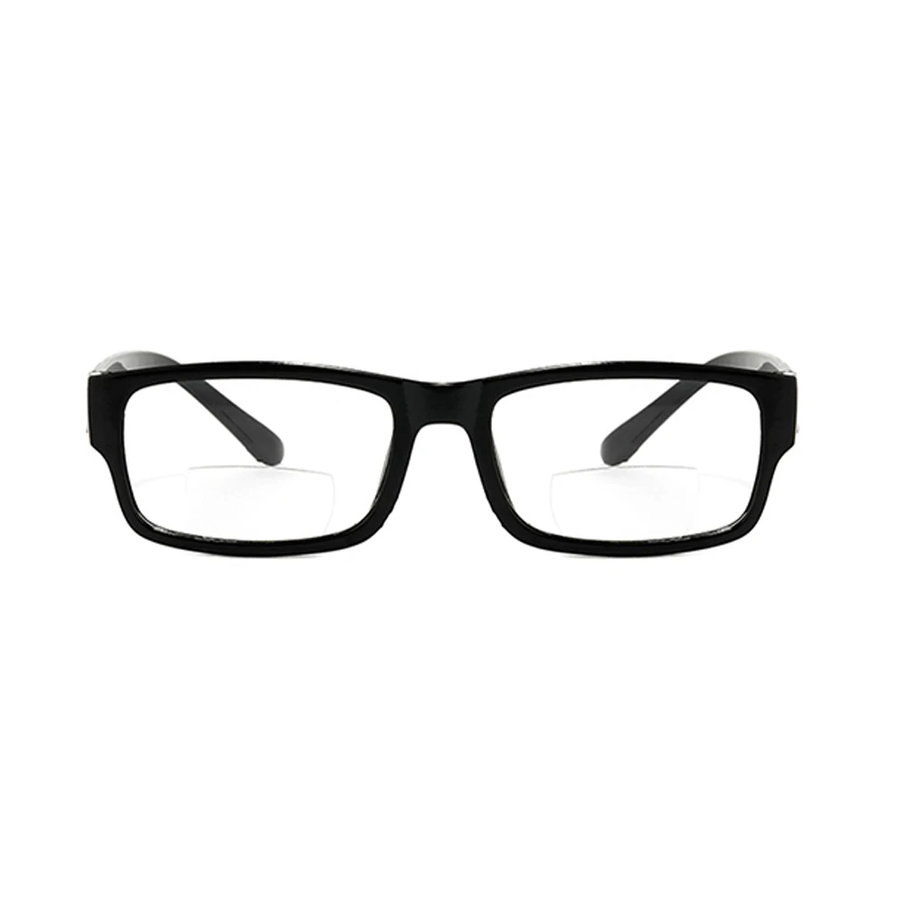 Progressive Multifocal Reading Glasses Black Frame Classic Men Smart Adjustment Focus Reading Glasses Far & Near Reading Glasses