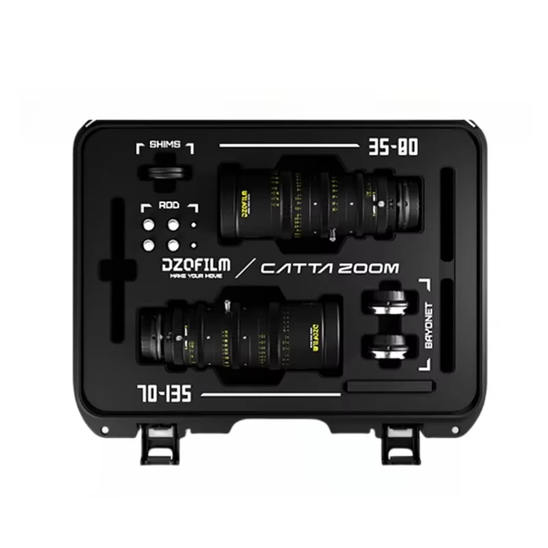 DZOfilm CATTA 시네 줌 렌즈 18-35mm + 35-80mm + 70-135mm 3세트 T2.9 FF E-마운트 비디오 촬영 렌즈 키트