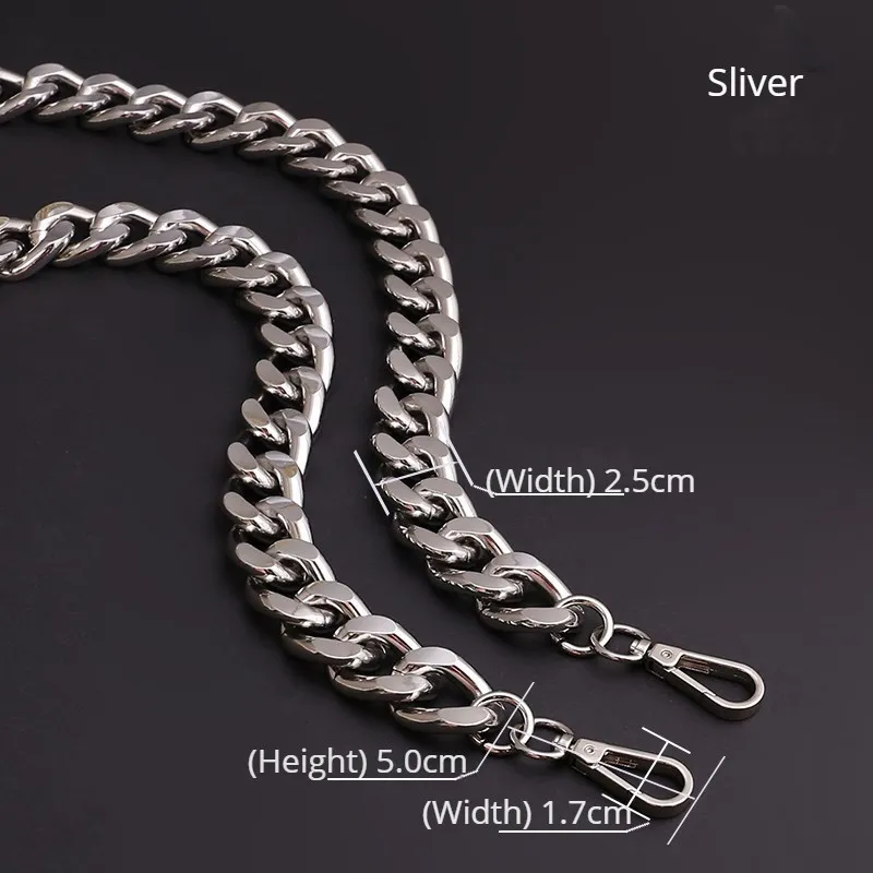 thick chain crossbody strap