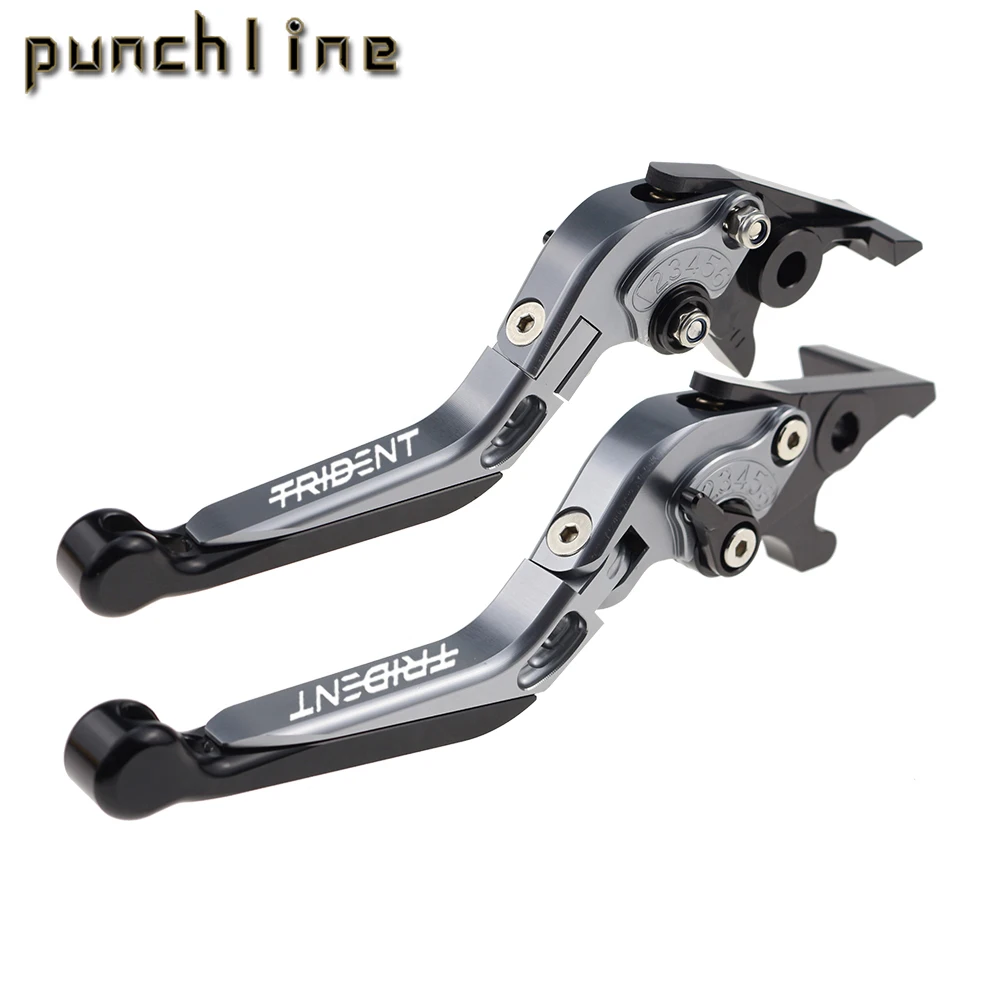 Fit For TRIDENT 660 2021-2024 2022 Motorcycle CNC Accessories Folding Extendable Brake Clutch Levers Adjustable Handle Set 3