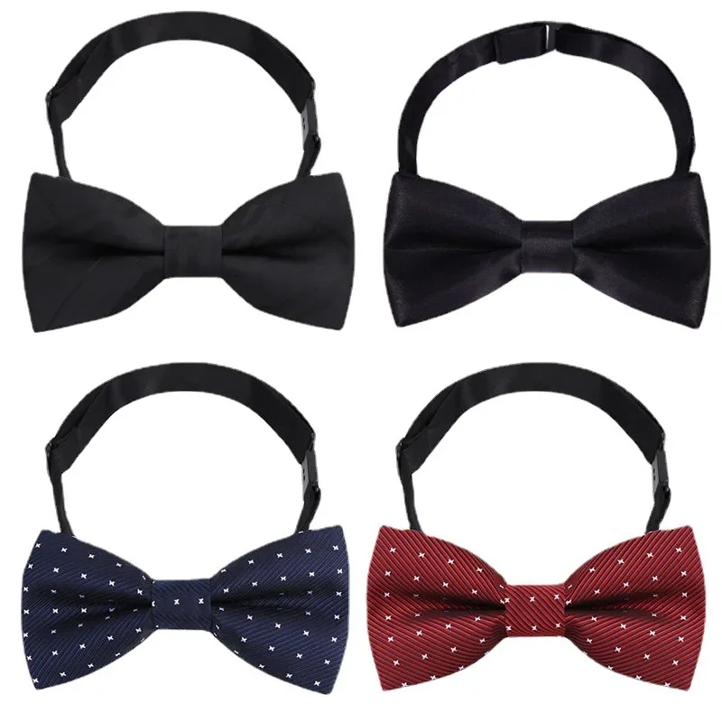blue red wool Women children velvet boy girl men flexible green color bow tie toddler man wedding businessblack accessories