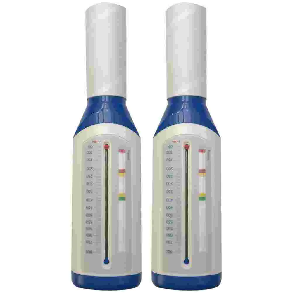 2 Pcs Portable Spirometer Peak Flow Ginger Garlic Lung Performance Pp Portable Spirometer