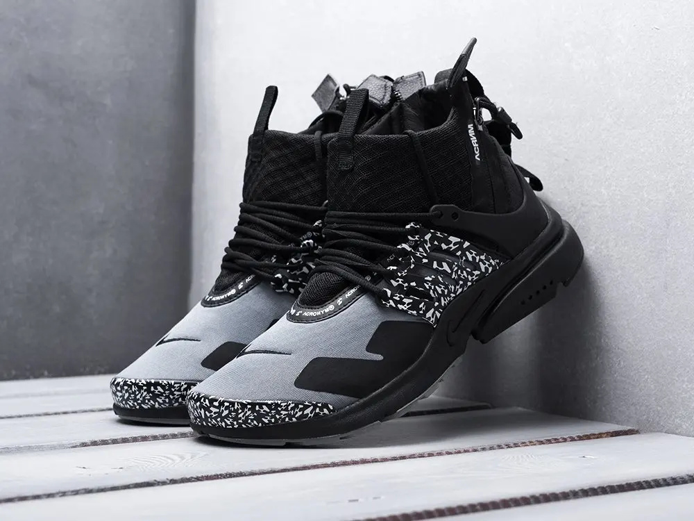 Nike Air Presto Mid Acronym Black Demisezon Male - Men's Vulcanize - AliExpress