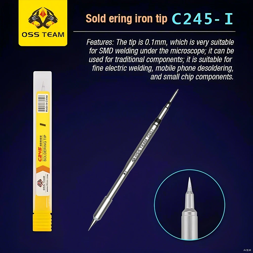 OSS C210 C245 Soldering iron tip For JBC HS-02 T80 Soldering Iron Universal Comp