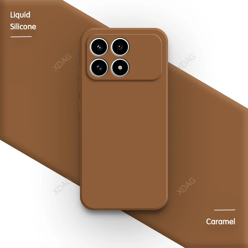 Premium Silicone Phone Case with Soft Internal Flocking - High-Quality Protective Back Cover
