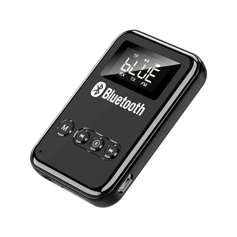9 IN 1 bluetooth 5.0 Audio Transmitter Receiver Stereo Music Wireless Adapter 3.5mm AUX Jack FM Transmitter for Car TV MP3 PC bluetooth audio adapter