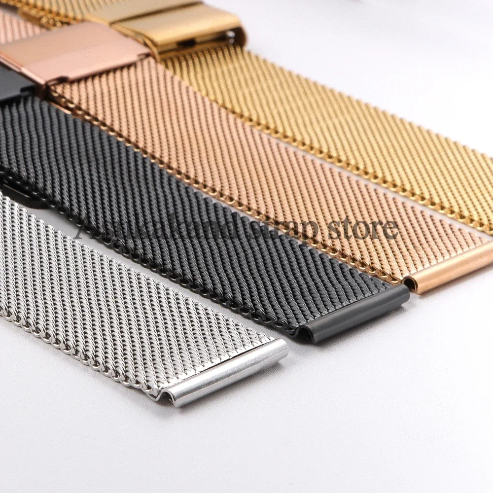 Universal Milanese Mesh Steel Watch Band - Adjustable 0.6MM Bracelet