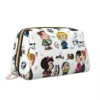 Large Capacity Characters Mafalda Cosmetic Bags Portable Leather Makeup Pouch Women Washbag Funny Lovely Toiletry Kit 1