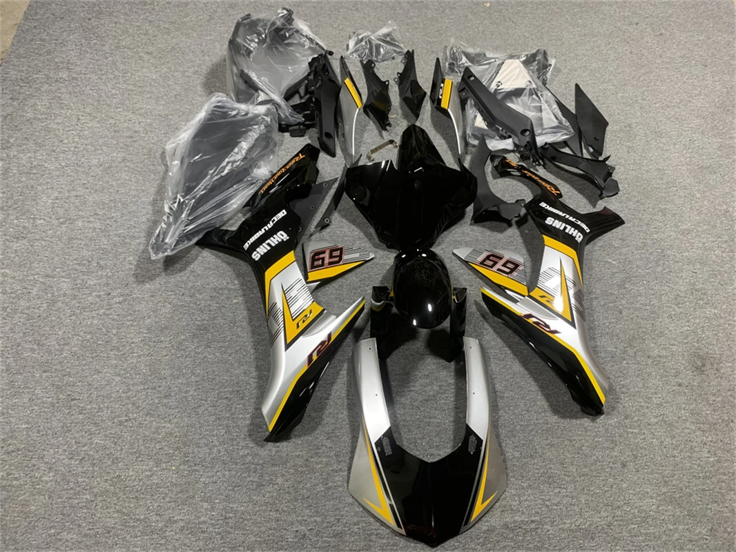 

Motorcycle Fairings Kit Fit For Yzf R1M R1 2015 2016 2017 2018 2019 Bodywork Set High Quality ABS Injection Silver yellow black