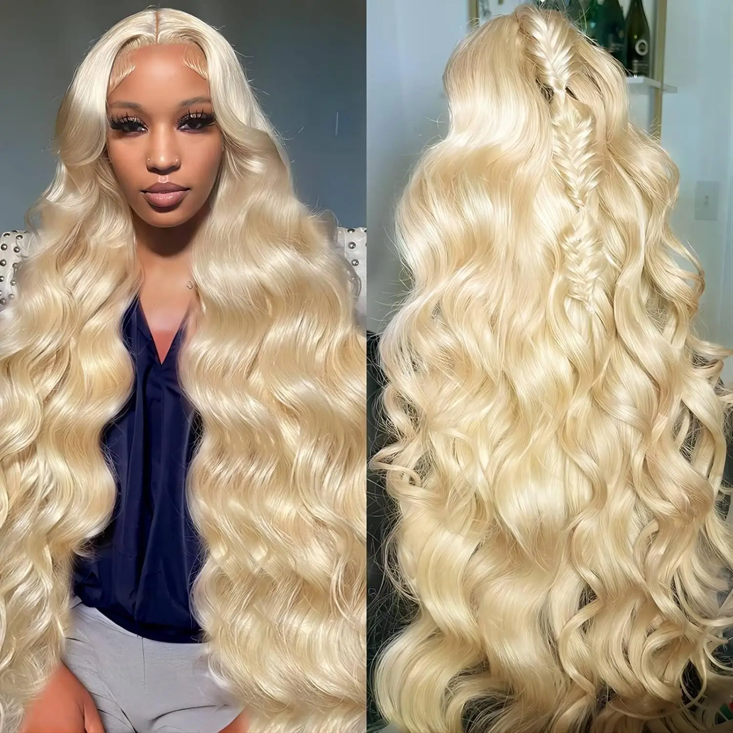 

613 Honey Blonde Body Wave Lace Front Wig 13x6 Hd Lace Wig Body Wave 13x4 Lace Front Human Hair Wig For Women Glueless Wig