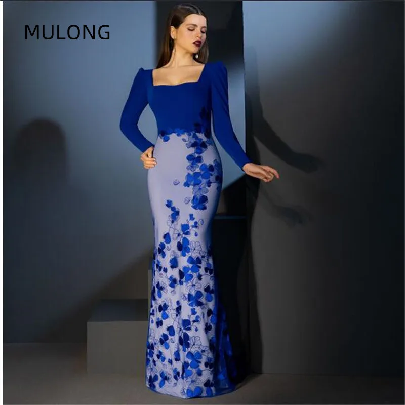 MULONG 3D Цветочное платье для