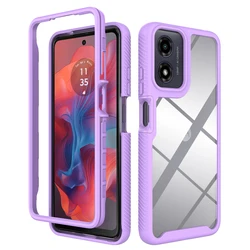 Moto Silicone Matte Custodia Slim Armor Completa con Cornice Frontale