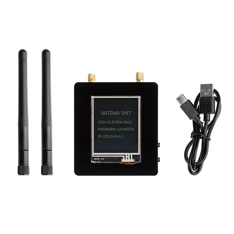 Elecrow LoRaWan модуль шлюза 868 МГц915 МГц на основе ESP32 WROOM32 с 1,8 дюймовым ЖК-монитором, одноканальная WiFi антенна (art.: 3920c263fcddf) - 3920c263fcddf