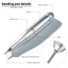 45000RPM Nail Drill Machine Electric Portable Nail File Rechargeable Nail Sander for Gel Nails Polishing For Home Manicure Salon 3