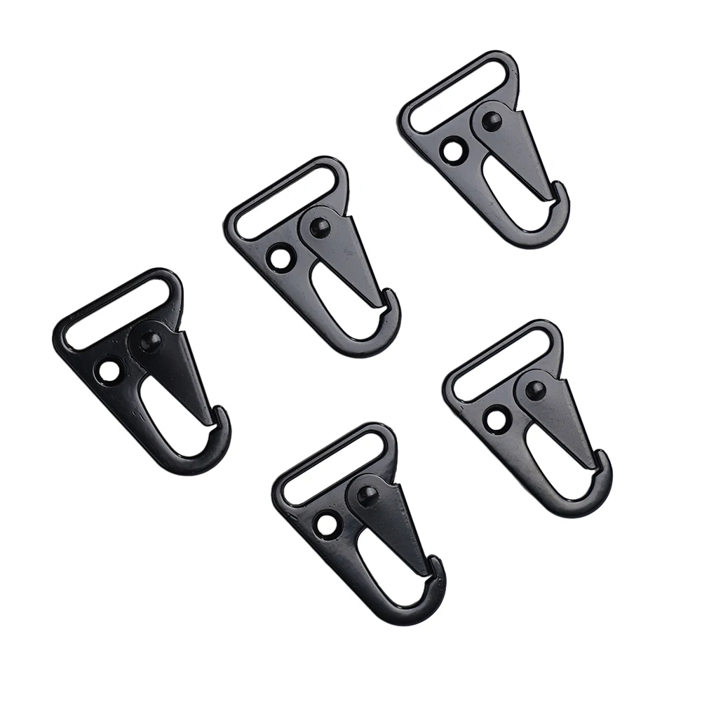 

Convenient Practical Hooks Strap Buckle Hanging Outdoor Replacement Aluminum alloy Attachment Belt Black Caving