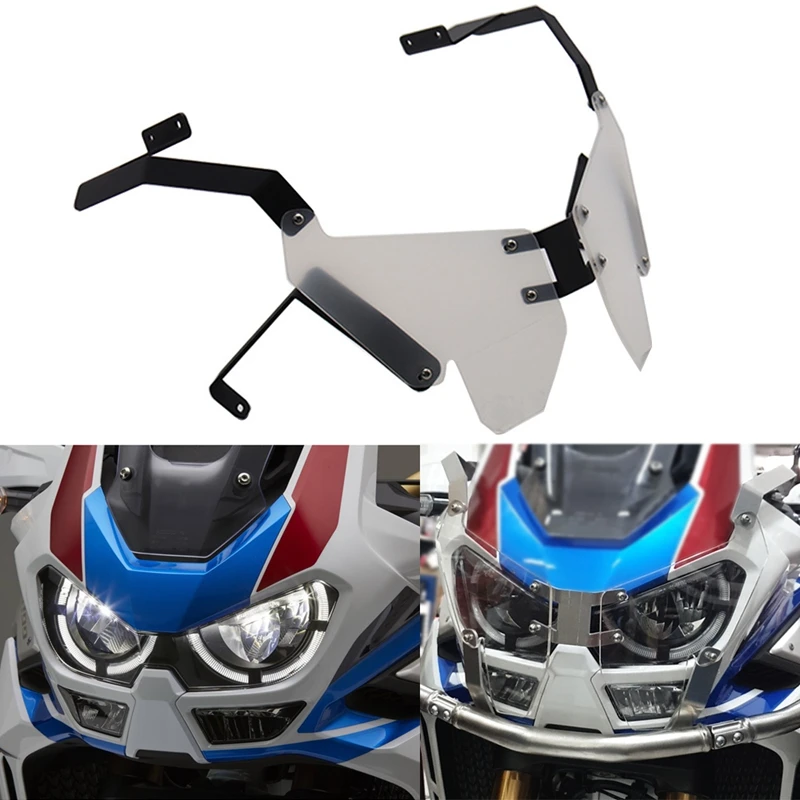 

Для Honda Africa Twin CRF1100L Приключения Спорт 2019 2020 2021 мотоциклетная фара головного света Фонарь Защитная крышка