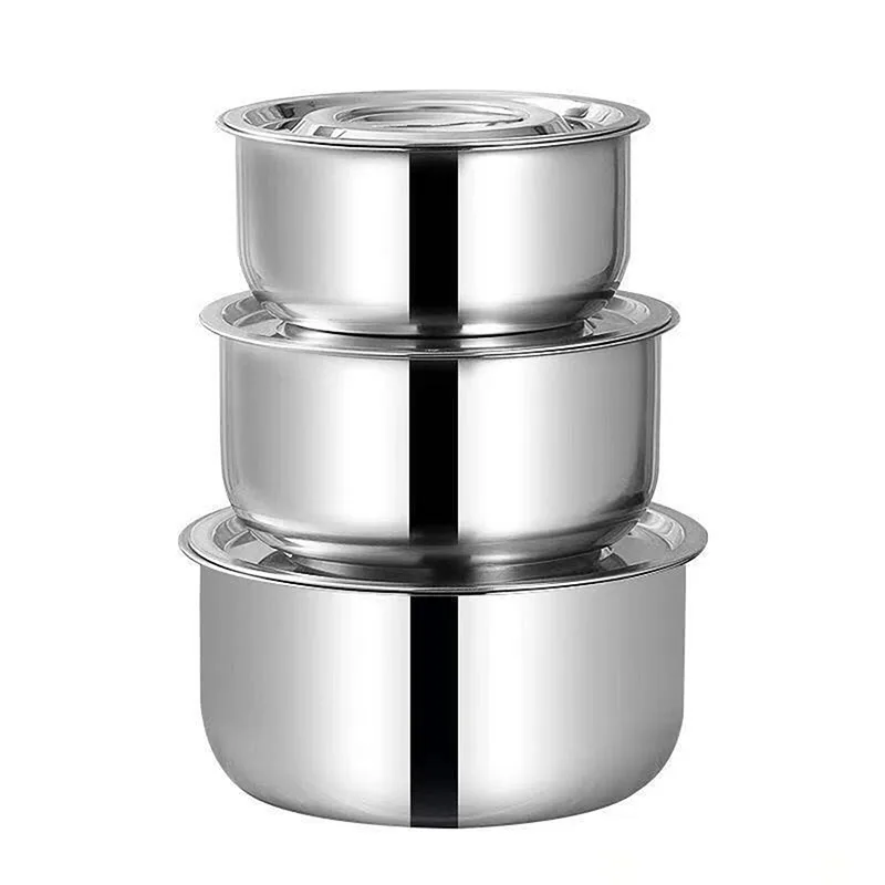 Stainless Steel Soup Stock Pot Set 3pcs/set
