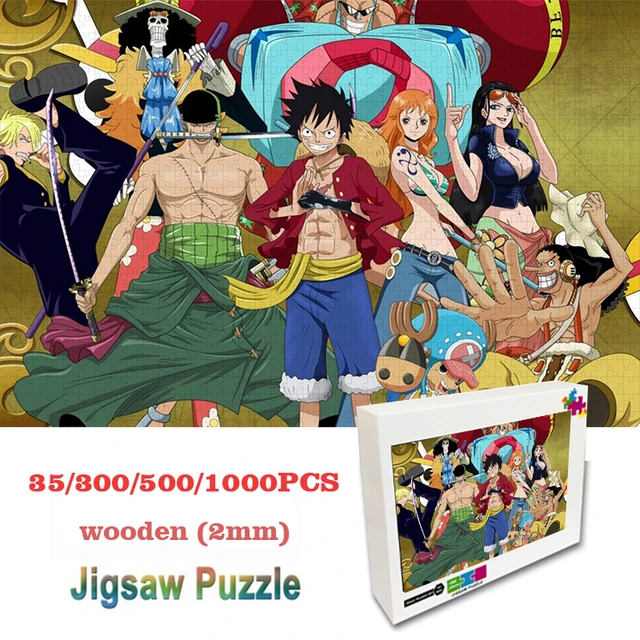 Puzzle 1000 Pieces One Piece Anime  1000 Piece Jigsaw Puzzle Anime - Piece  Puzzles - Aliexpress