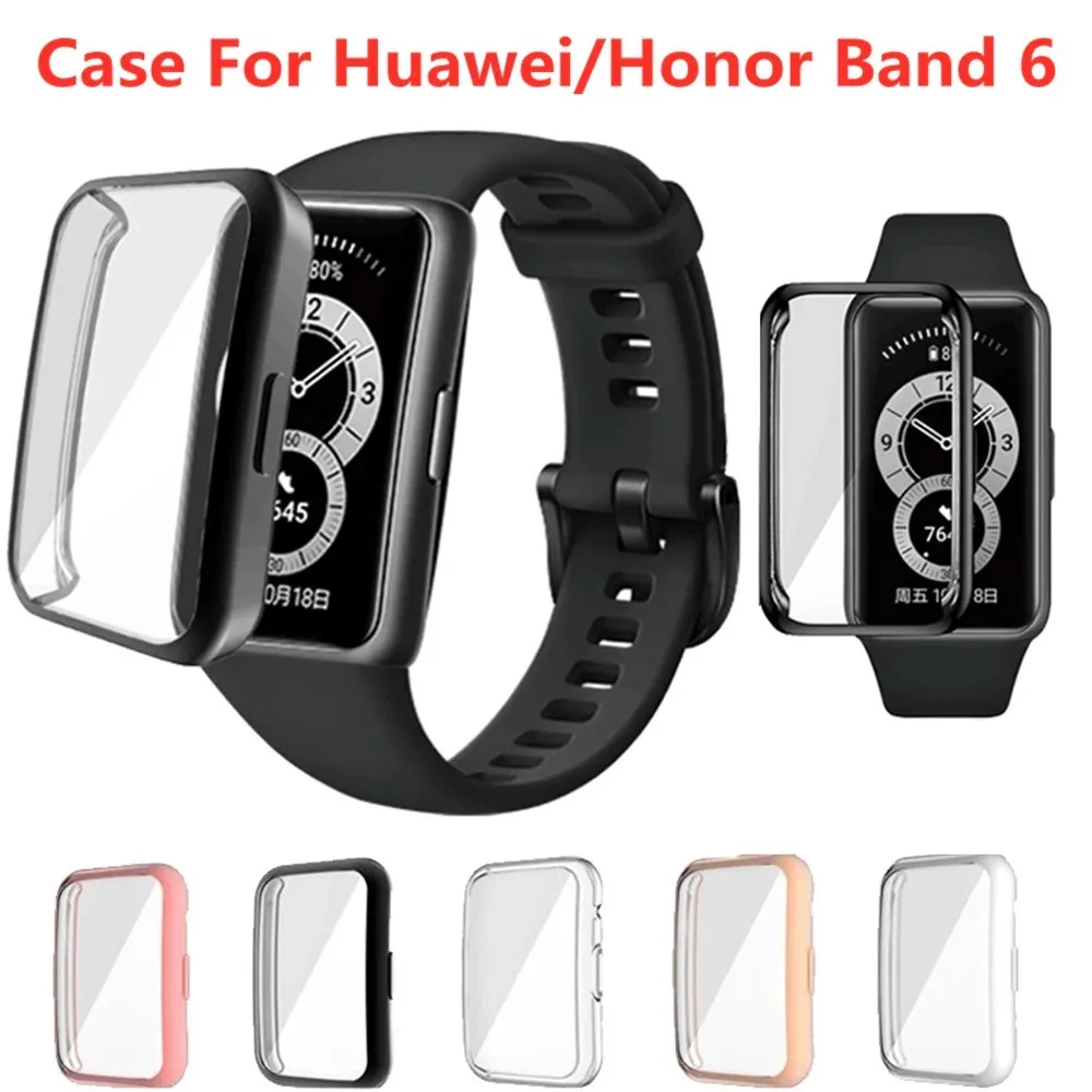 Custodia Per Orologio Per Huawei Honor Band 6 Custodia Protettiva Per Paraurti In Tpu Con Copertura Completa Per Huawei Honor Band 6 7 8 Custodia Morb