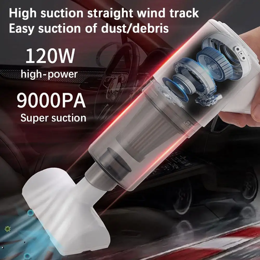 

2000MAH Car Vacuum Cleaner Wireless Portable Cleaning Machine For Keyboard Powerful Mini Handheld Vacuum Cleaner For Car Ho P0Y2