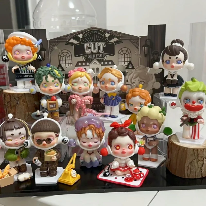 

Anime Skullpanda Action Cut Life Is Like A Play Series Anime Collectible Figure Model Cute Kawaii Designer Kid Birthday Gift Toy
