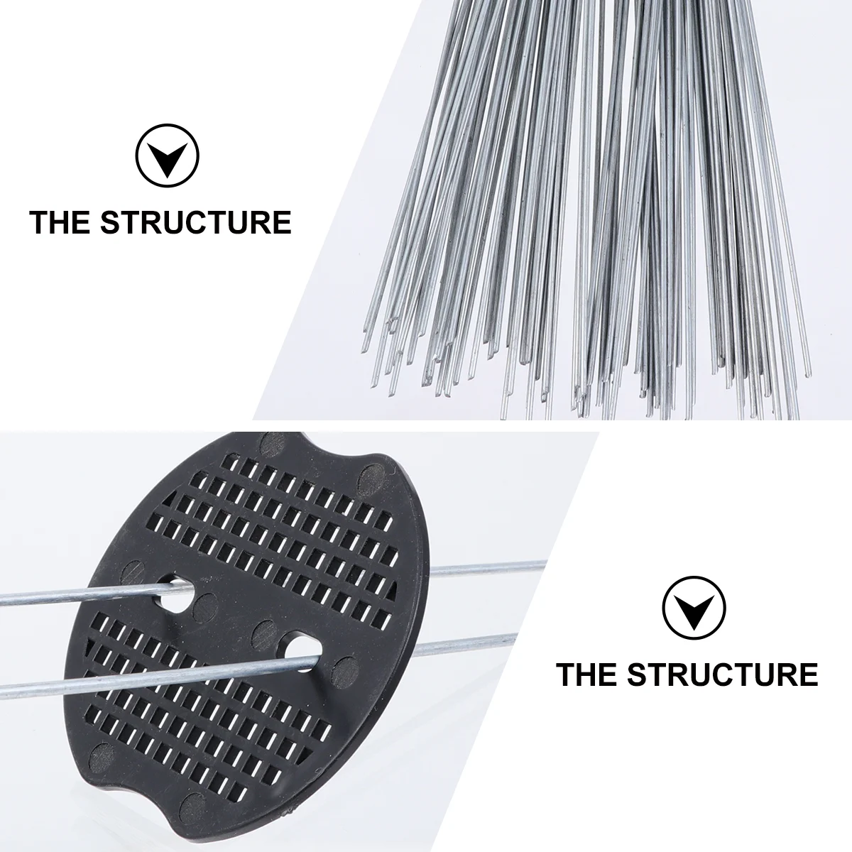 Garden Staples Plant Stakes 50 Pcs Tent Stakes Pegs Heavy Duty Hose Snow Ground Trampoline Grass U-shaped Nail