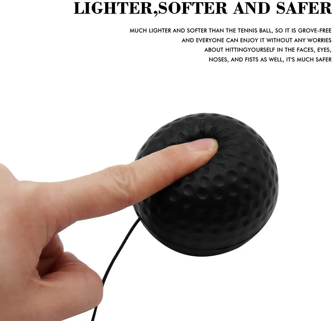 Boxing Ball String on Head Reflex MMA Sanda Muay Thai Speed Reaction Sports Fight Training Equipment Fitness Punching Toy Bands for head mounted speed ball boxing speed ball boxing reaction ball