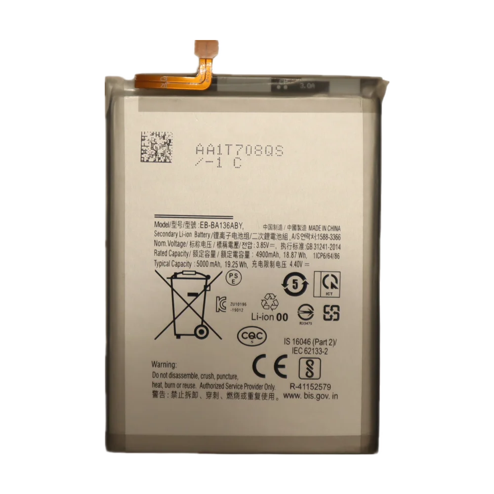 Batteria ad alta capacità per Samsung Galaxy A12 A125 M02 A02 A025 A21s A11 A115 A13 A14 5G A135F A136 Batteria del telefono - Image 2