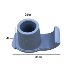 Walker Glide Skis - Replacement Feet Pads for Folding Walkers (2 - Pack) (Gray Hole 25mm)