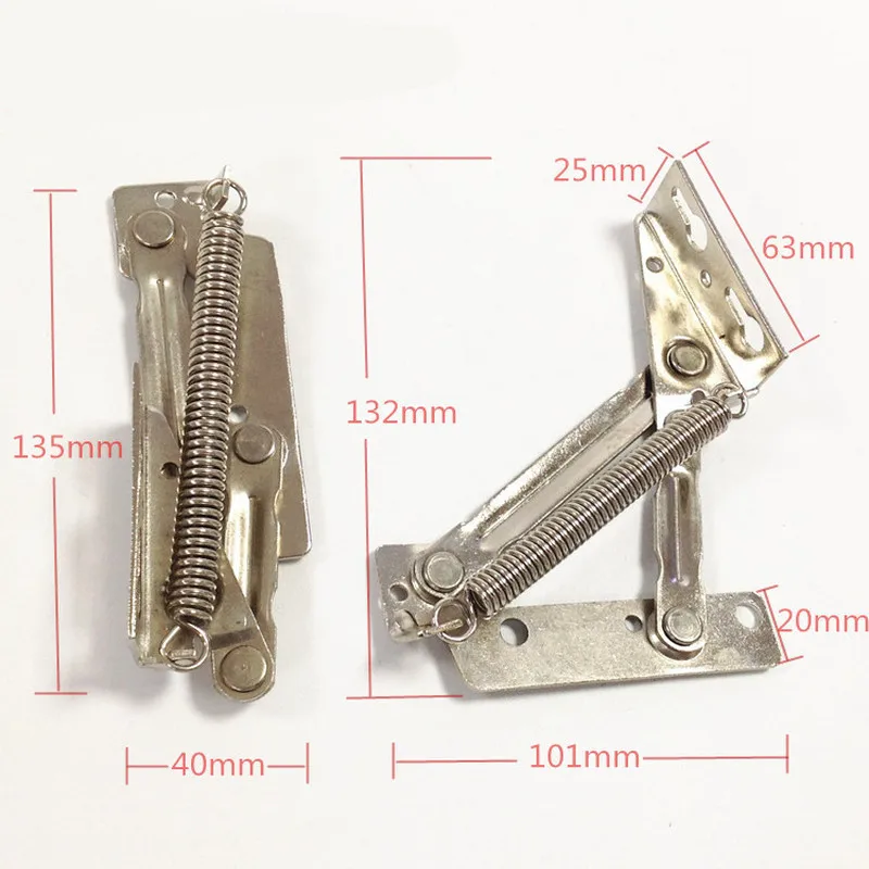 Folding Sofa Bed Spring Hinge, 2 Pieces, 10kg, 80 Degree, Door