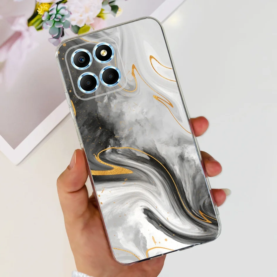 Fashion Butterfly Flower Soft Silicone Shockproof Phone Case Cover