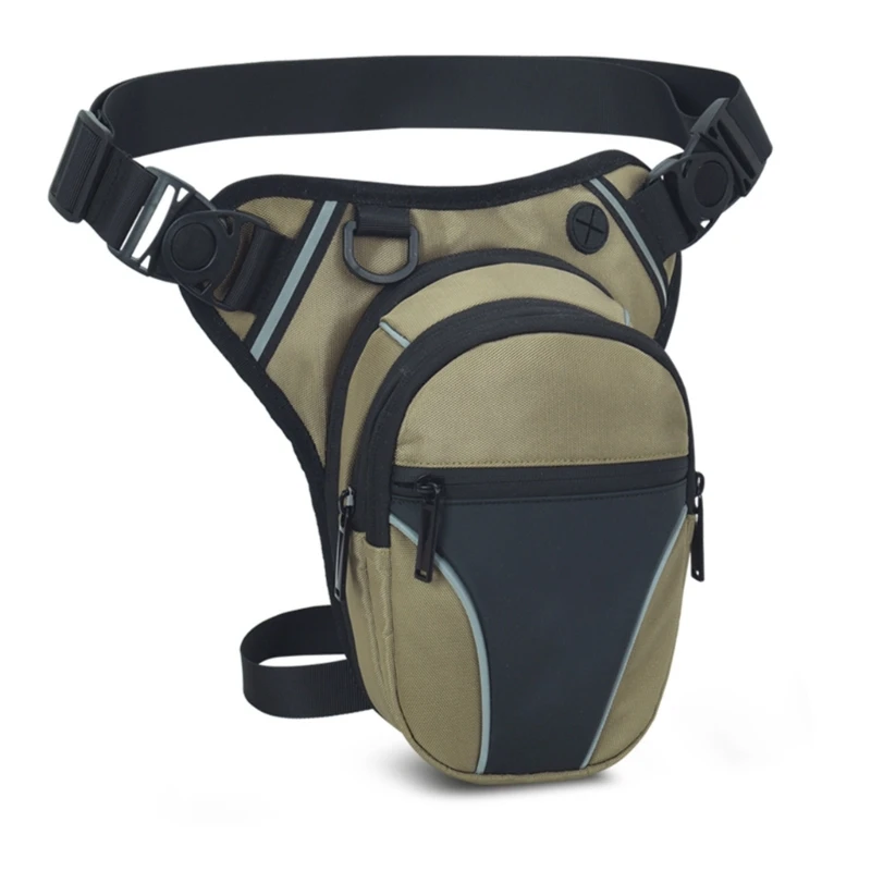 Leg Bag for Man Women Thigh Bag with Leg Belt Waterproof Fanny Outdoor Motorcycle Waist Bag for Hiking Cycling