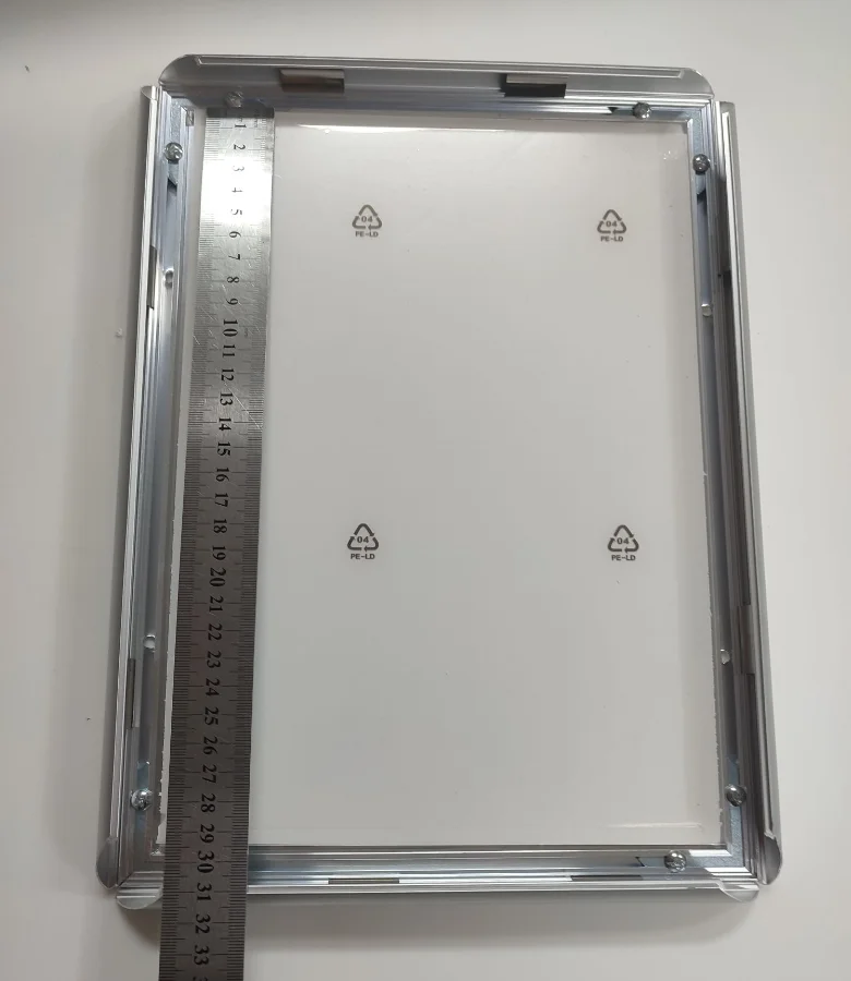 Aluminum alloy advertising frame poster frame, front open design for changing content more conveniently and quickly