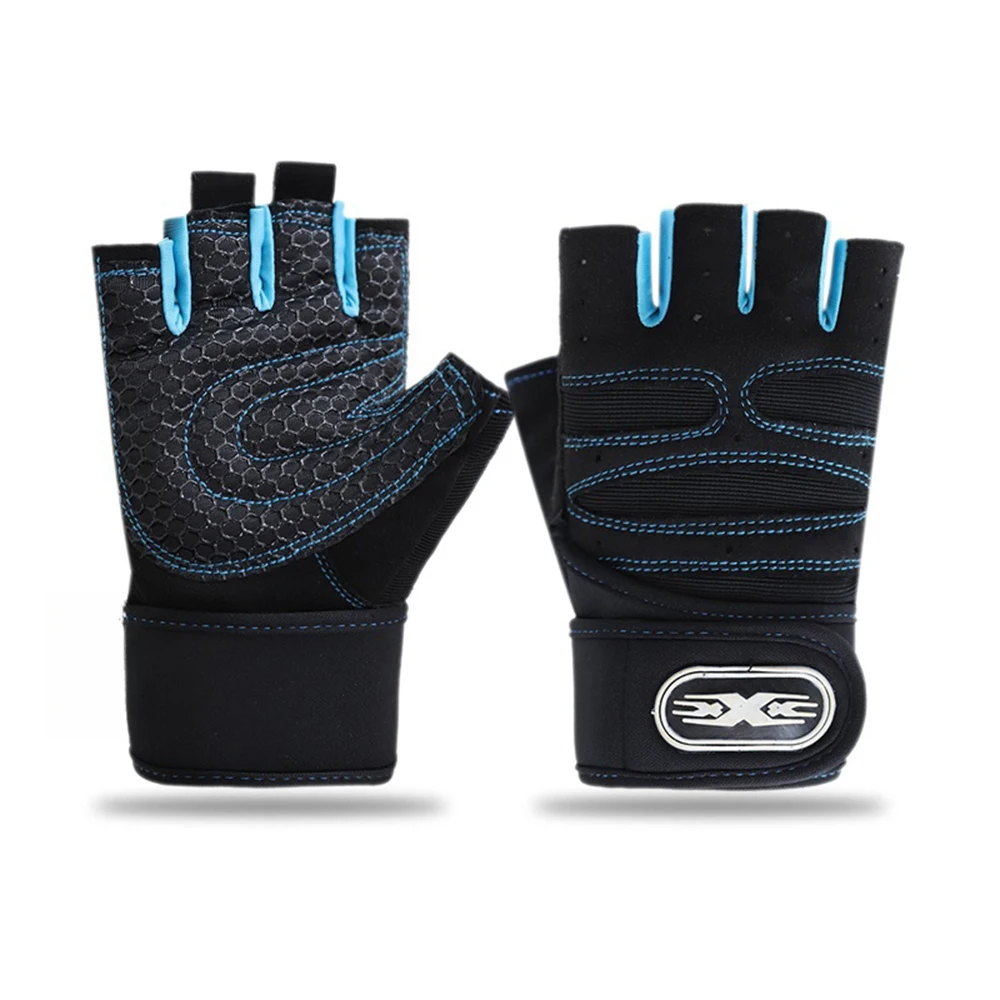 Breathable Half-Finger Cycling Gloves for Fitness and Heavyweight Training