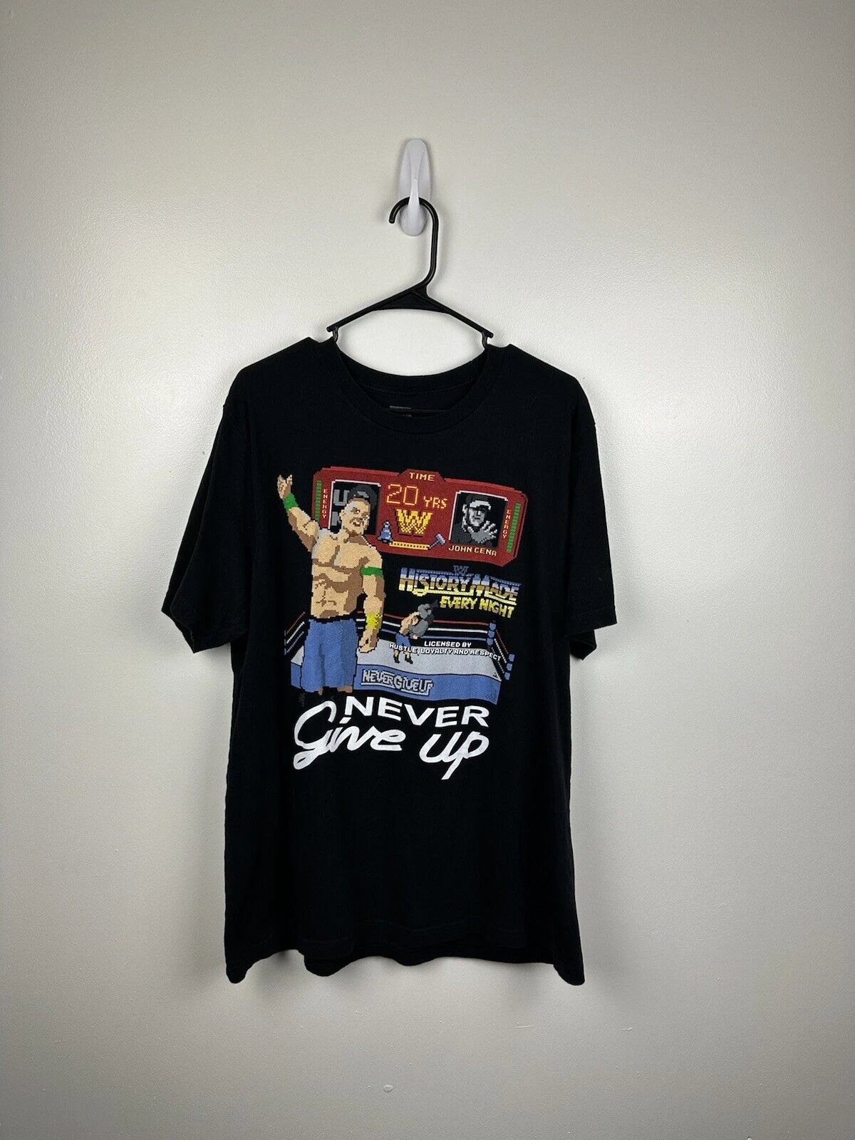 

Cena Then Now Forever Respect Never Give Up T-Shirt Men